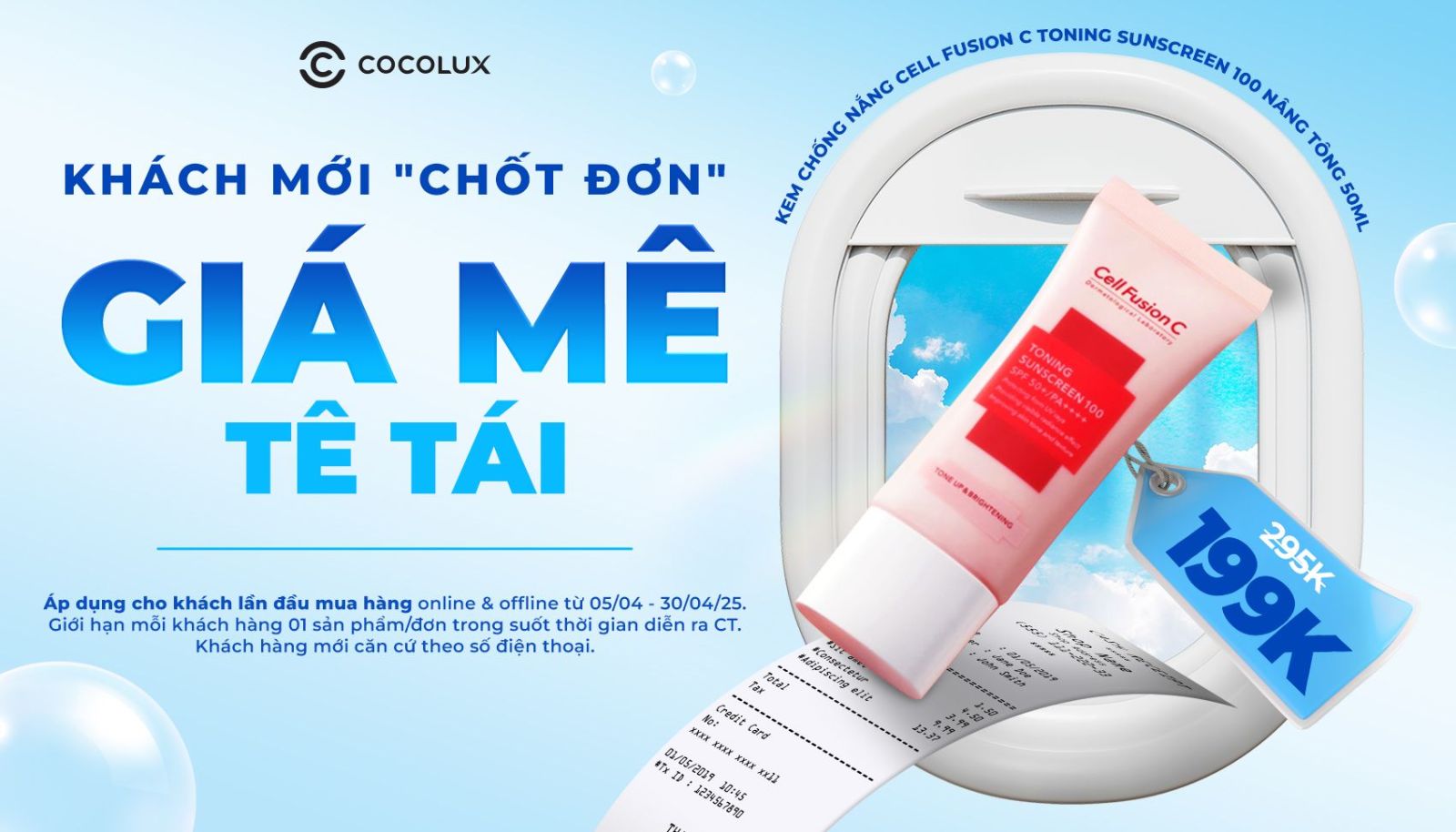 Demo - [CHƯƠNG TRÌNH KHÁCH HÀNG MỚI THÁNG 4] KHÁCH MỚI CHỐT ĐƠN - GIÁ MÊ TÊ TÁI