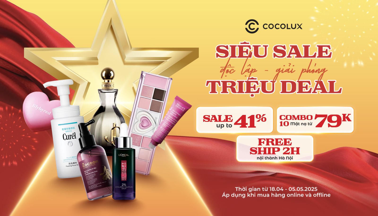 Demo - [SIÊU SALE COCOLUX] SALE ĐỘC LẬP - GIẢI PHÓNG TRIỆU DEAL